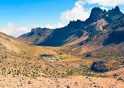 Shiptons camp på Mount Kenya