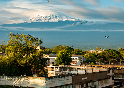 Kilimanjaro fra Moshi