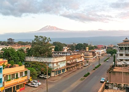 Mount Kilimanjaro fra Moshi